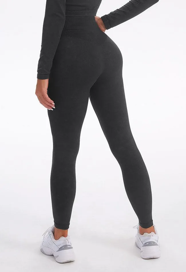 Seamless Washed High-Waist Legging - Easy