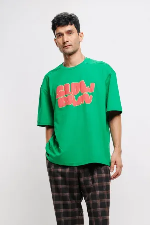 Slow Down Green Men's Tees