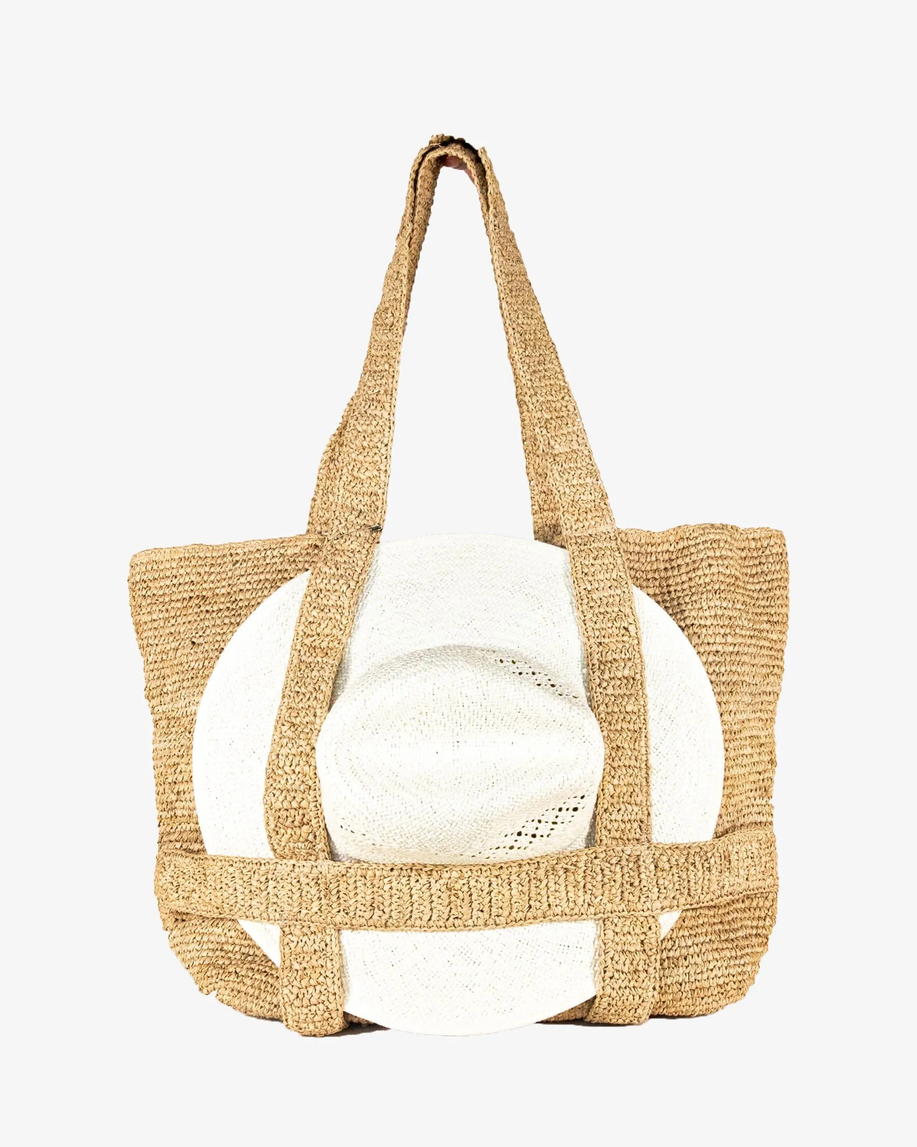 Straw Traveler Tote