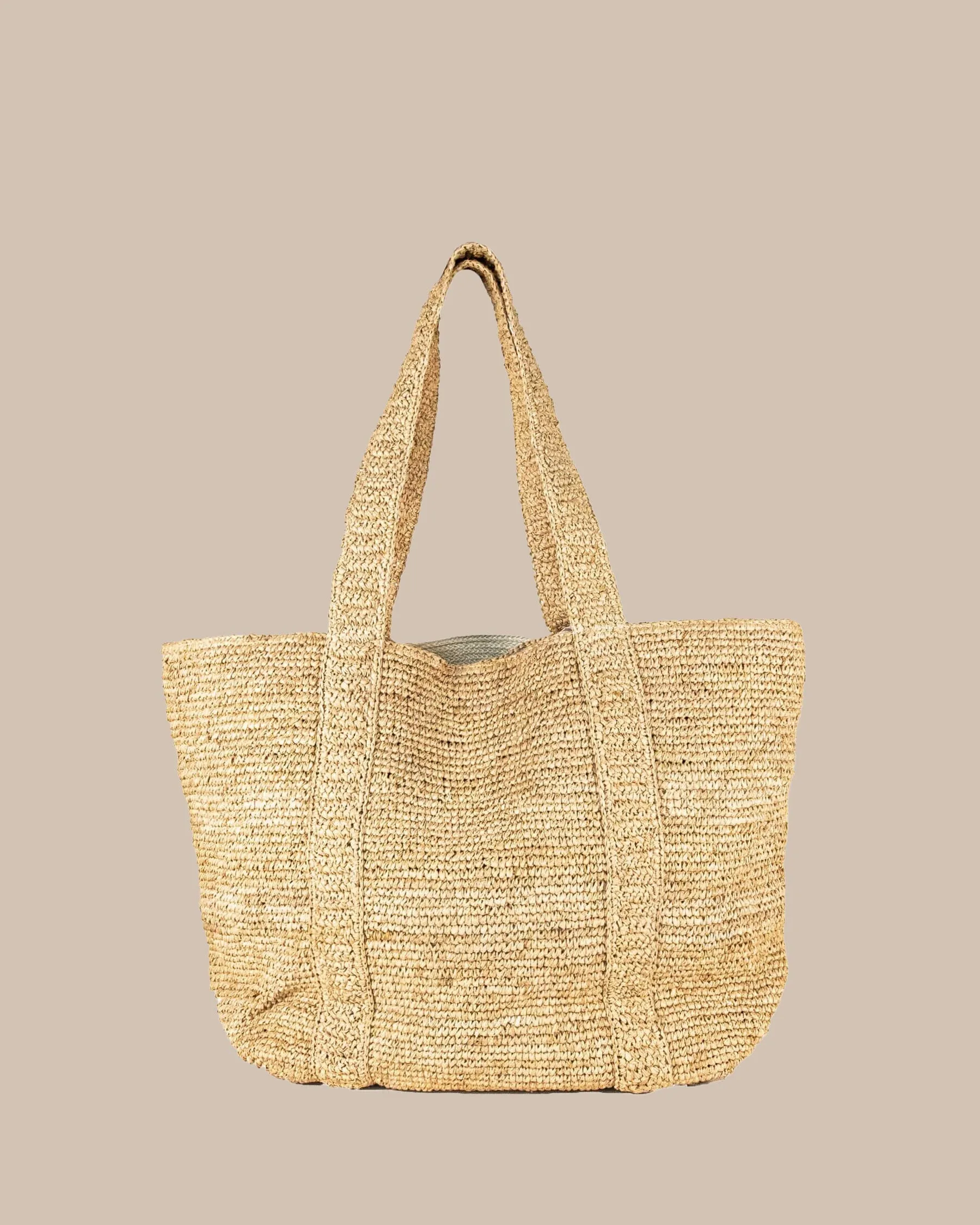 Straw Traveler Tote