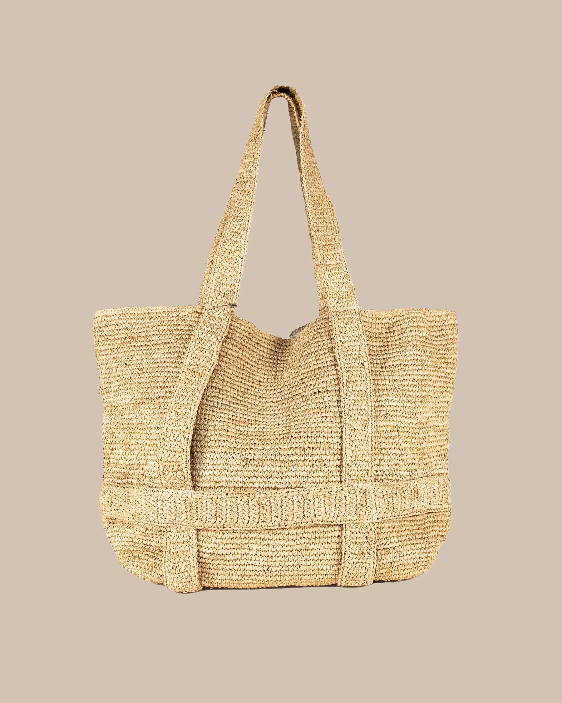 Straw Traveler Tote