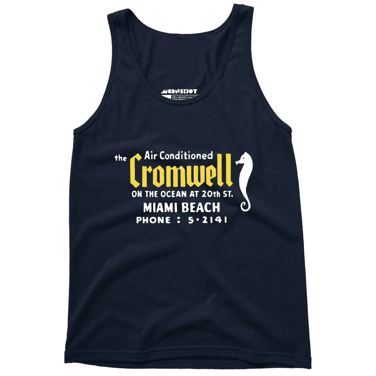 The Cromwell - Miami Beach, FL - Vintage Hotel - Unisex Tank Top