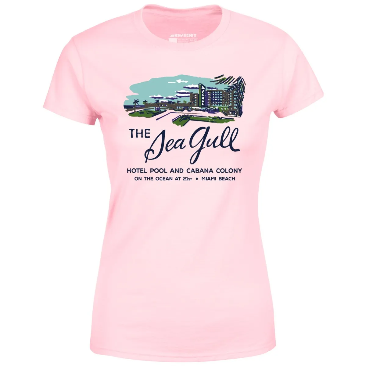 The Sea Gull - Miami, FL - Vintage Hotel - Women's T-Shirt