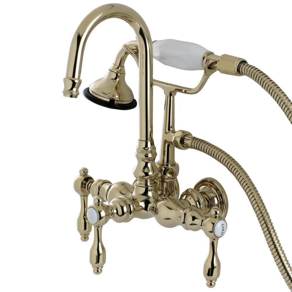 Tudor Wall Mount Clawfoot Tub Faucet