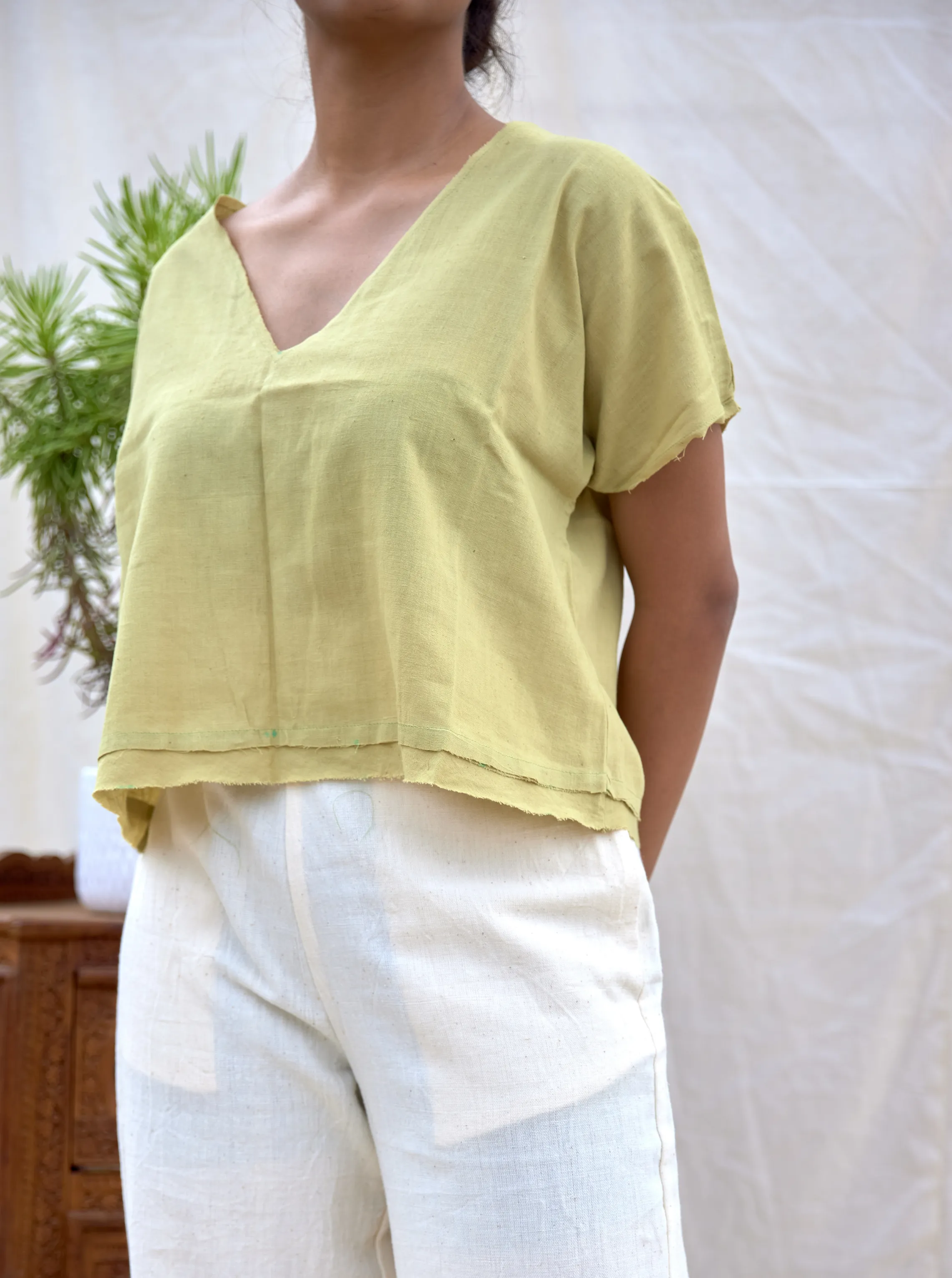 Unborn Studio Natural lime -Take-it-easy top