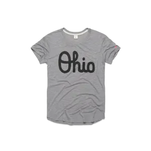 Women's Script Ohio Easy Tee